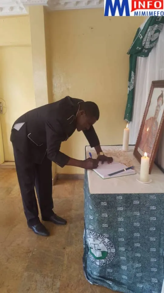Fru Ndi Condolence Ok