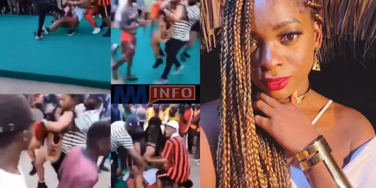 Artiste Bel'Yv attacked during Douala Performance