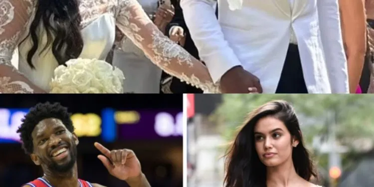 r Joel Embiid has tied the knot with Brazilian model Anne De Paula
