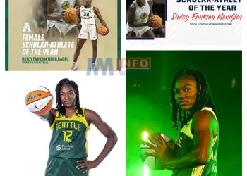 Dulcy Fankam Mendjiadeu, name Athlete of the Year