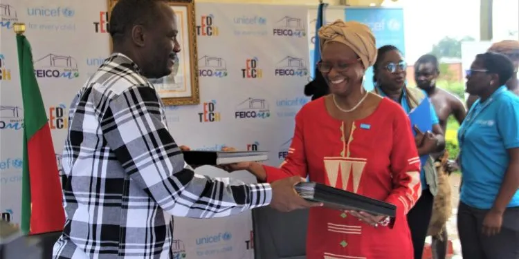 Teachers and students in Cameroon to benefit from a joint FEICOM and UNICEF Programme