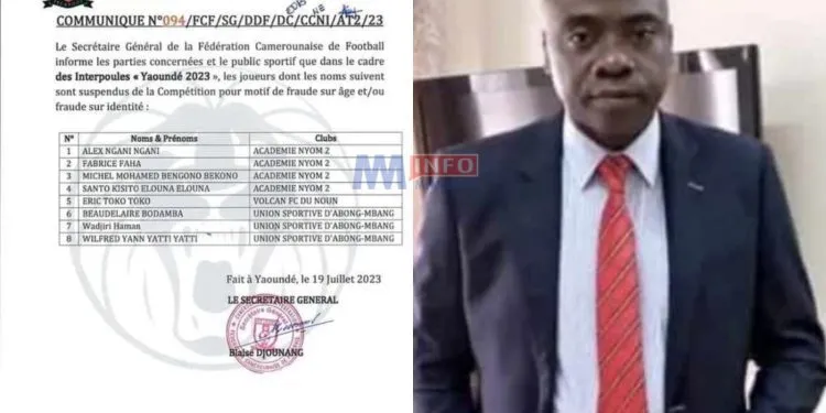FECAFOOT suspends eight players for fraud - Cameroon