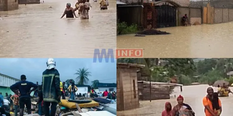 Floods in Douala leaves to dead