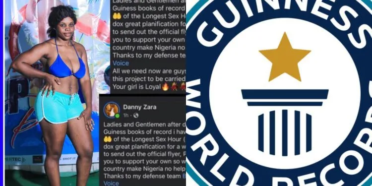 Guinness World Records monitor a record title for Longest sex duration Danny Zara