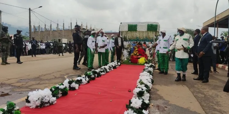 NI John Fru Ndi's corpse arrives in Bamenda