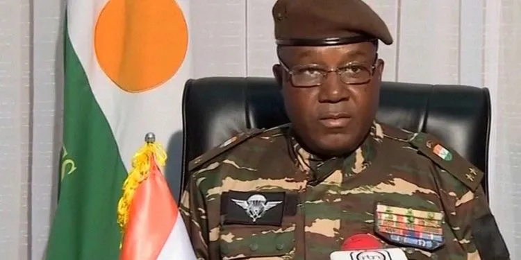 Commander of the Presidential Guard, General Tiani, leader of the military coup in Niger, declared head of state.