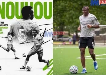 Nouhou Tolo makes most MLS appearances