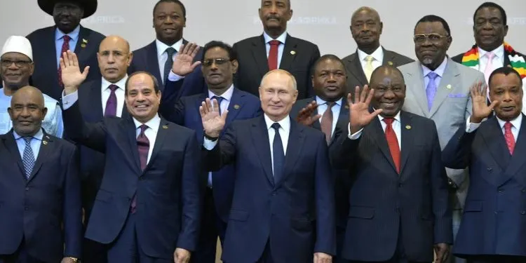 Putin Signs agreement with 40 African leaders