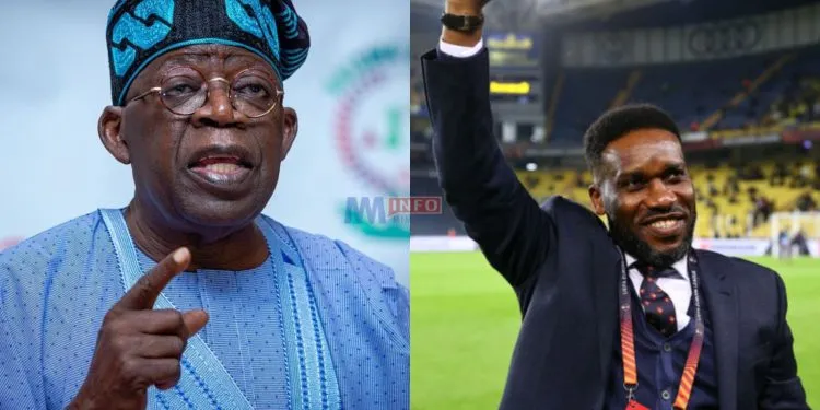 Tinubu speculated to appoint Jay Jay Okocha