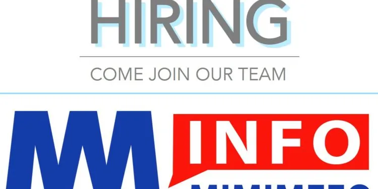 WE are hiring, come join our Team