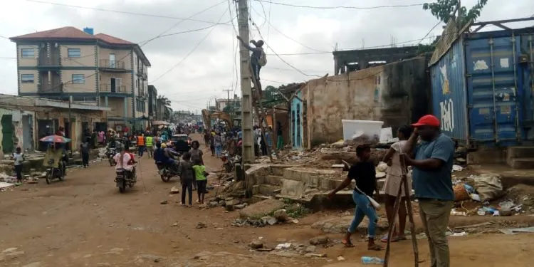 Government destroys houses in Mbanga-Pongo to construct abandoned roads