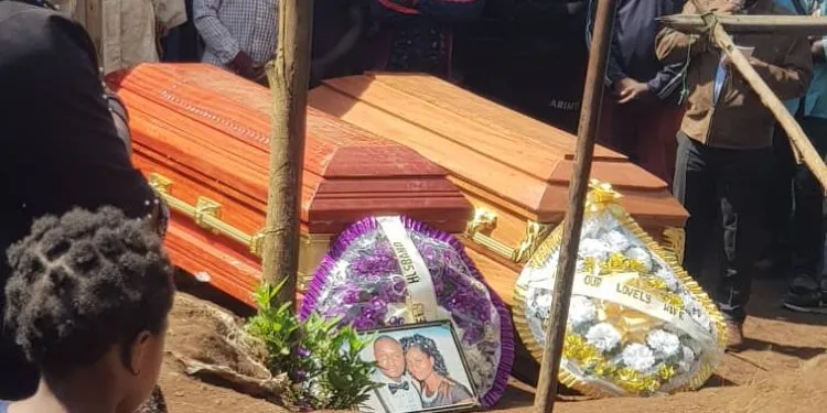Grief, sadness as couple killed by Separatists in Nacho laid to rest in Balatchi