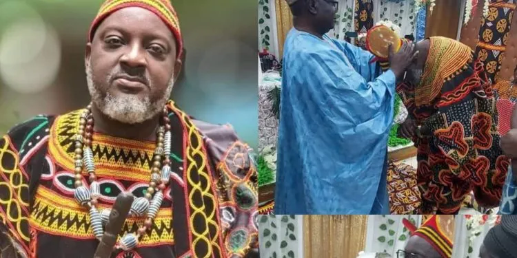 Renowned Cameroonian Actor Alenne Menget bestowed traditional title Ni Ngamfon.