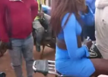 Indecent dressing in Cameroon police harass lady