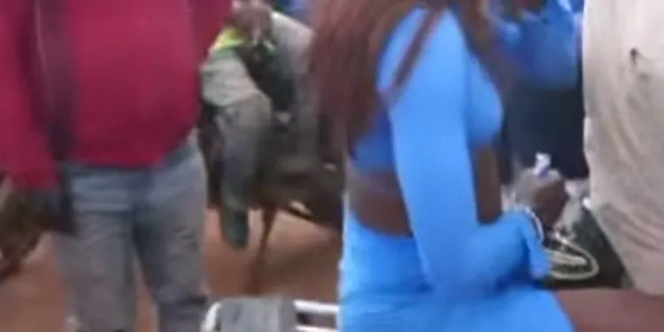 Indecent dressing in Cameroon police harass lady