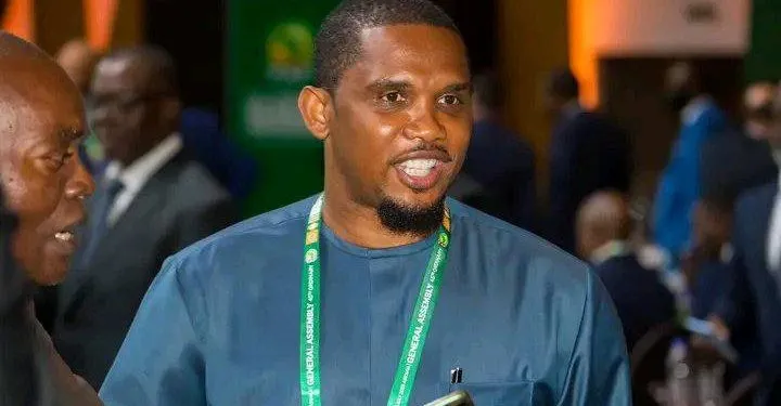 Samuel Eto'o Cameroon FECAFOOT President