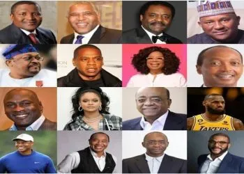 2023 Forbes List of Top 17 Richest Black People in the World.