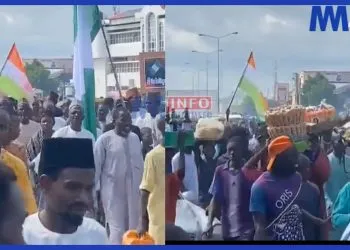 Kano Protests against ECOWAS military Intervention in Niger