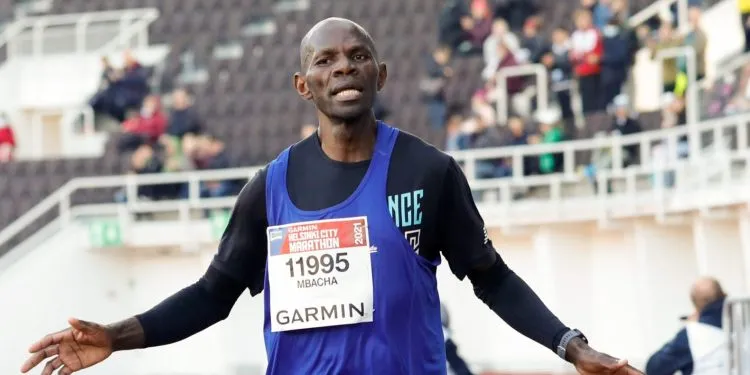 On Saturday, Mbacha Eric of Cameroon emerged as the winner of the Parvoo Nurmir marathon in Finland
