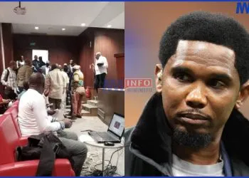 Meeting of Douala Football Club Presidents opposing Eto'o, disrupted by police.