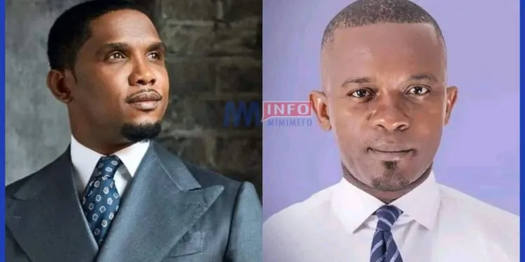 Samuel Eto'o and Ernest Obama
