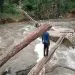 Ebangabi Bridge splits endangering life