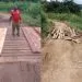 Broken bridge repaired in Menchum Valley after MMI post