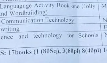 Text books Cameroon pupils