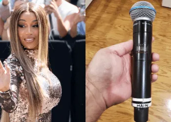 Microphone Cardi B Threw At Fan Sells For Nearly $100,000 (59,7 million FCFA), money used for charity