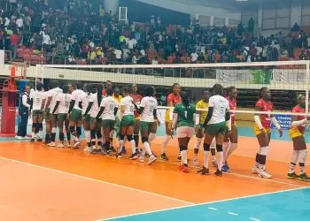 Cameroon female basketball secures another win, beating Nigeria 3 sets to 0.