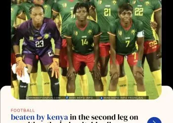 Indomitable Lionesses of Cameroon eliminated from the WACON qualifiers by Kenya