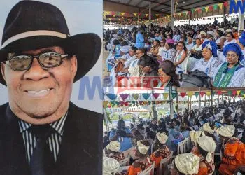 Charles Menyoli receives a huge send off from family and friends