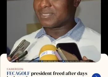 Cameroon FECAGOLF president, Louis Deschamps Lothin Elessa, released with conditions