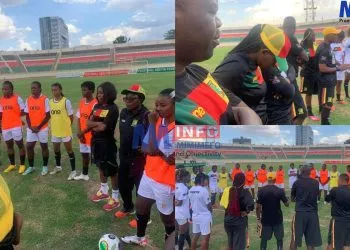 Indomitable Lionesses of Cameroon arrive Nairobi for AWCON qualifiers