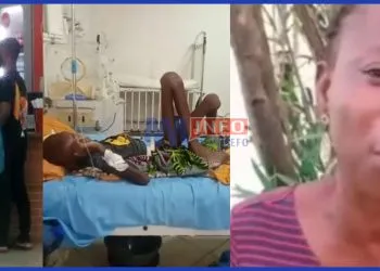 Lagos woman cries out following son's missing intestines