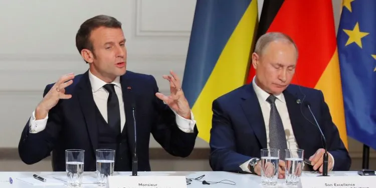 Macron and Putin