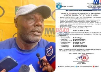 PWD Bamenda has appointed Nke Dieudonne as their new coach