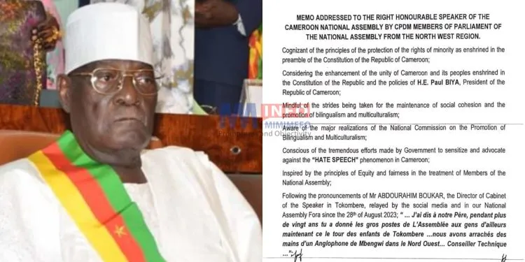 NW MPs address concerns to the President of the Cameroon national assembly