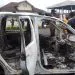 Cameroon Separatist deadly attack in Muea, Buea leaves three dead, car burned. Watch video