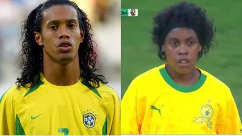 South African female player Miche Minnies goes viral over striking resemblance with Ronaldinho