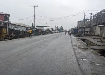 Streets, roads, and markets in Buea are empty