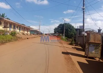 The streets of Bamenda at today deserted as people fear being attacked