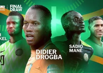 Four prominent stars assisted at the AFCON Draws which took place tonight in Abidjan
