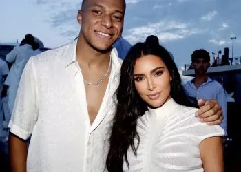 Kylian Mbappe spotted with Kim Kardashian