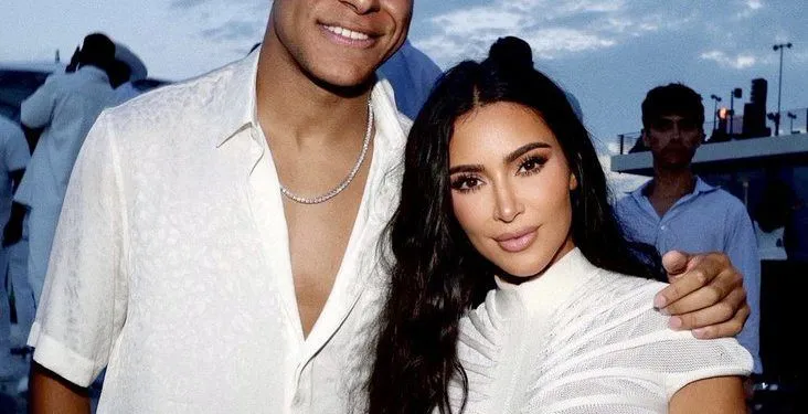 Kylian Mbappe spotted with Kim Kardashian