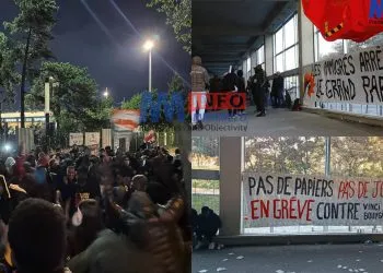 Protesters in Paris say they are used to prepare for teh Olypics but treated like 'sub humans' without rights