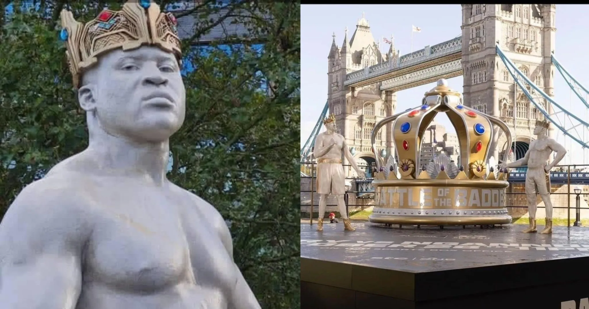 Ngannou Statue Scaled