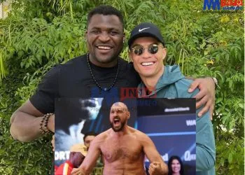 Ronaldo fails to respond to question about Ngannou's chances of victory against Fury