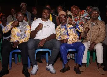 Ngannou received in Batie, Cameroon