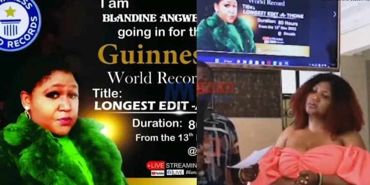 Blandine Angwe Fon sets record for longest video editing time